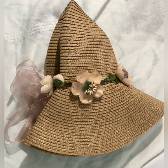 NWT Women Big Wide Brim Straw Hat Floppy Beach Sun Foldable Hat - $10 Each - Picture 3 of 6